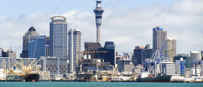 Auckland New Zealand city skyline